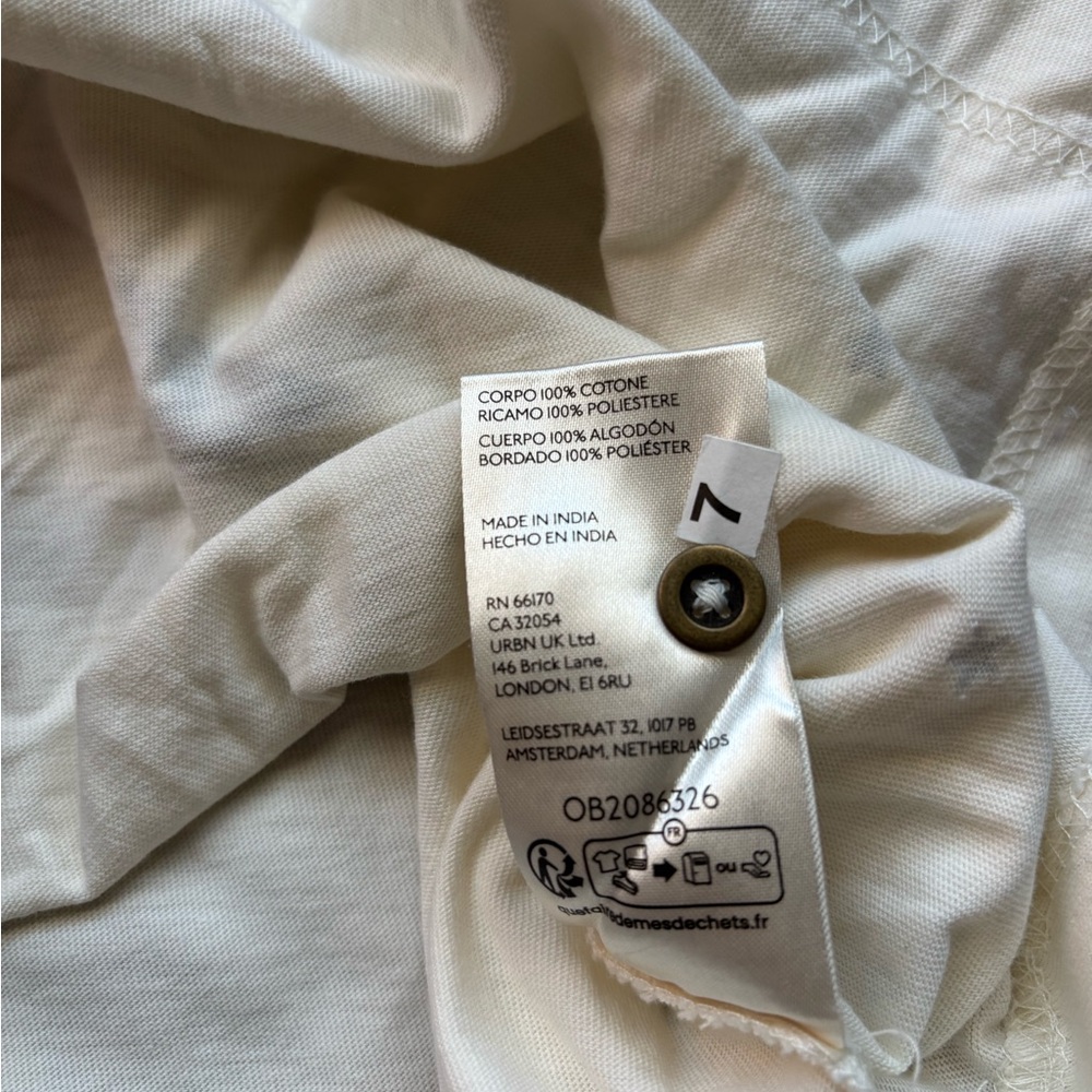 Anthropologie Pilcro Women’s Medium Long Sleeve Stardust Graphic Henley Knit Top - Picture 5 of 10